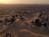 قرية "المدام" الإماراتية غطتها الرمال وكشفتها عاصفة.. صور  