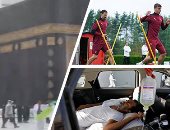 صور.. العالم هذا المساء.. هطول أمطار غزيرة على ساحات المسجد الحرام مع حلول منتصف رمضان.. علاج مرضى كورونا بالهند فى سياراتهم نظرا لزيادة الأعداد.. إبراهيموفيتش يعود لتدريبات ميلان بعد تعافيه من الإصابة