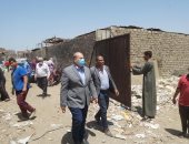 نائب محافظ الجيزة يتفقد أعمال النظافة ورفع الإشغالات بمدينة كرداسة