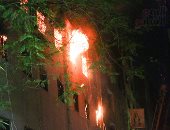الحماية المدنية تسيطر على حريق فى كنيسة مارمينا بالعمرانية