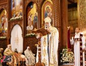 إقامة قداس عيد القيامة بالكاتدرائية المرقسية بالعباسية وسط وسط إجراءات احترازية