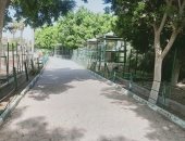حديقة حيوان بنى سويف بدون زائرين تنفيذا لقرار إغلاق المتنزهات.. فيديو وصور