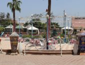 حديقة صنعاء والحيوان بكفر الشيخ بدون زوار في شم النسيم.. فيديو وصور