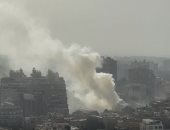 اندلاع حريق عقب انفجار بمصنع لإنتاج المنظفات فى مدينة قزوين شمال إيران