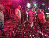 محافظة القاهرة تعلن مصادرة 2500 شيشة خلال حملات على المقاهى