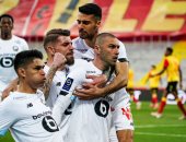 ليل يعزز صدارته للدوري الفرنسي بثلاثية ضد لانس.. فيديو