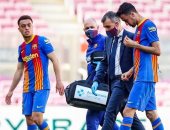 برشلونة ضد أتلتيكو مدريد.. البارسا يكشف عن حجم إصابة بوسكيتس