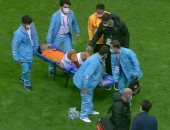 إصابة مصطفى محمد وخروجه على نقالة في مباراة جالاتا سراي ضد بشكتاش