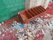 آثار الفوضى بالمسجد الأقصى بعد فشل محاولة اقتحام الاحتلال الإسرائيلى.. صور