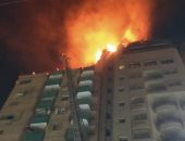 السيطرة على حريق الطابق الأخير بفندق بانوراما بطنطا دون إصابات.. صور