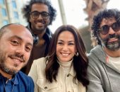 هند صبري تكشف عن صور من كواليس تصوير هجمة مرتدة.. اعرف قالت إيه