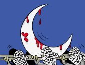 شهر رمضان شهر الشهداء في فلسطين بكاريكاتير صحيفة كويتية