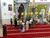 المنوفية تزين مساجدها بالبلالين لاستقبال المصلين فى عيد الفطر المبارك
