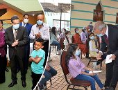 العيد فرحة.. المحافظون يرسمون البهجة على وجوه أطفال دور الأيتام والمسنين ومرضى المستشفيات والأطقم الطبية.. محافظ بنى سويف "يُعيًد" فى مستشفى ناصر.. ومحافظا القليوبية والغربية يشاركان الأيتام الفرحة