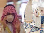 عيد الفطر فى زمن كورونا.. الملك سلمان وولى العهد السعودى يؤديان الصلاة بإجراءات احترازية.. المصلون فى المسجد النبوى يلتزمون بارتداء الكمامات.. 20 ألف مسجد بالسعودية تطبق إجراءات مشددة ضد الوباء 