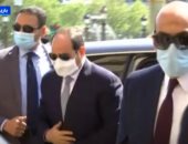 شاهد.. لحظة وصول الرئيس السيسى إلى مقر إقامته فى العاصمة الفرنسية باريس