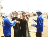 حملات توعية للمواطنين بأهمية تلقى لقاح كورونا بكفر الشيخ.. صور