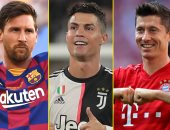 ليفاندوفسكي يكرر إنجاز ميسي ورونالدو وسواريز في الدوريات الأوروبية