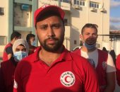 متطوعو الهلال الأحمر المصرى يواصلون خدمة الجرحى الفلسطينيين القادمين للعلاج فى مصر