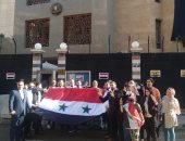السوريون المقيمون بالقاهرة يدلون بأصواتهم فى الانتخابات الرئاسية.. صور 