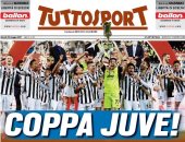 الكأس الـ 14 ليوفنتوس وقفز ليفربول للمربع الذهبي الأبرز في صحف العالم.. صور