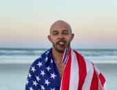 ابن أخت كرم جابر يلعب باسم أمريكا ببطولة المصارعة الشاطئية 