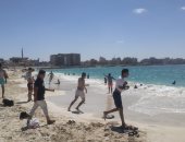 من أجمل بحر.. عشاق مطروح يحتفلون بأول أيام فتح الشواطئ بعد سنة من الإغلاق.. لايف
