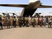 وصول القوات المصرية المشاركة فى التدريب المشترك "حماة النيل" بدولة السودان