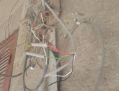 أهالى عزبة الشيمى بالقناطر يشكون من تهالك بوكس التليفونات..ومحافظ القليوبية يرد