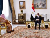 الرئيس السيسى يستقبل تركى آل الشيخ مستشار الديوان الملكى السعودى