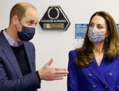 كيت ميدلتون أنيقة باللون الأزرق فى زيارة لأسكتلندا.. صور