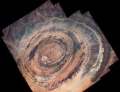كأنها صور من المريخ.. شاهد كيف تبدو عين الصحراء من الفضاء