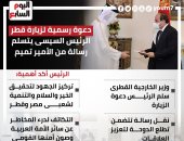 دعوة رسمية لزيارة قطر.. الرئيس السيسى يتسلم رسالة من الأمير تميم.. إنفوجراف