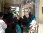 توعية المواطنين بقرى "حياة كريمة" فى كفر الشيخ بأهمية تلقي لقاح كورونا