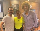 أحمد حلمي مع روبي في أحدث ظهور .. هل تشاركه فى عمل فنى جديد؟