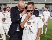 هازارد يودع زيدان بعد رحيله رسميًا عن ريال مدريد