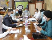 محافظ المنوفية يلتقى أعضاء مؤسسة "حياة كريمة" للوقوف على آخر المستجدات