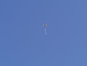 الطيارة الغاب تعود لسماء شاطئ بورسعيد.. بعد عام من الغياب.. فيديو وصور