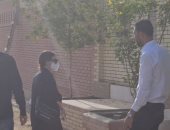 دنيا سمير غانم تغادر قبر والدها بعد زيارتها الأولى