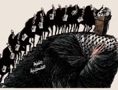 القضية الفلسطينية منبر للمسئولين والقادة الغربيين دون جدوى فى كاريكاتير سعودى