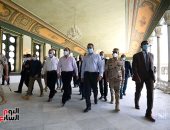  رئيس الوزراء يتابع ترميم قصر محمد على باشا بشبرا.. ألبوم صور