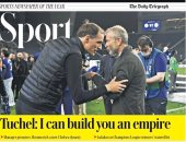 مكافأة تشيلسي لـ توخيل وانفجار زيدان الأبرز في صحف العالم.. صور 