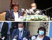 الفائزون بجوائز الدولة يعبرون عن سعادتهم.. محمد سلماوى: شرف لكل كاتب ومبدع.. سلوى بكر: أشكر لجان الفحص.. محمد عفيفى: قيمة الجائزة كبيرة معنويا.. أبو زيد: فوزى نصر لقصيدة النثر.. وأبو خنيجر يهدى الفوز لوالدته