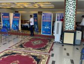 وزراء السياحة والطيران والصحة فى جولة تفقدية لمركز سحب pcr من السياح بالغردقة