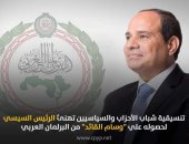 تنسيقية شباب الأحزاب تهنئ الرئيس السيسي لحصوله على "وسام القائد" من البرلمان العربى