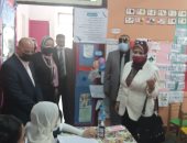 رئيس قطاع التعليم العام تطمئن على سير امتحانات الشهادة الإعدادية