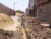 مد وتدعيم شبكات مياه الشرب بقرية الحرجة ببنى سويف ضمن "حياة كريمة"