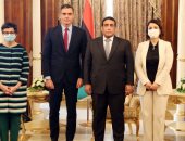رئيس المجلس الرئاسى الليبى يبحث مع رئيس وزراء إسبانيا تعزيز التعاون المشترك