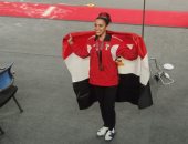 نانسي طمان تهدي مصر أول ذهبية في كأس العالم للجمباز الفني.. صور