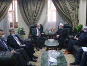مفتى الجمهورية يستقبل وفدا فلسطينيا ويؤكد على الدور المصرى الداعم للقدس